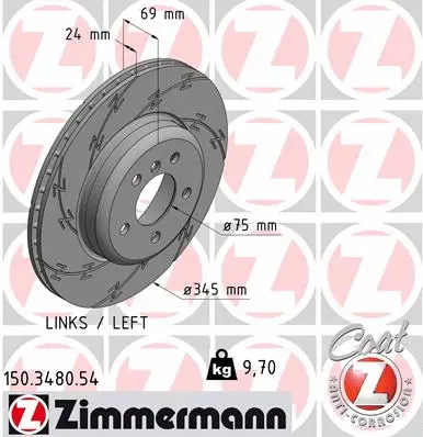 Brake Disc (150.3480.54)