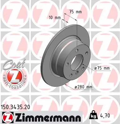 Brake Disc (150.3435.20)