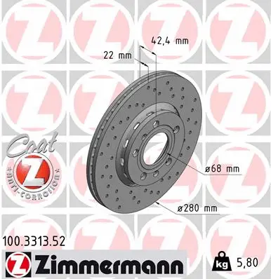 Brake Disc (100.3313.52)