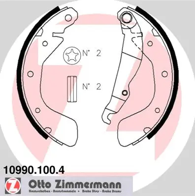 Brake Shoe Set (10990.100.4)