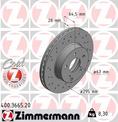 Brake Disc (400.3665.20)