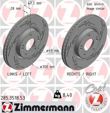 Brake Disc (285.3518.53)