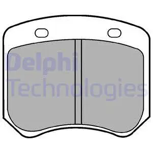 Brake Pad Set, disc brake (LP44)