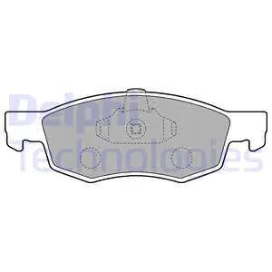 Brake Pad Set, disc brake (LP1796)