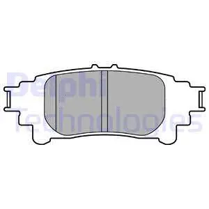 Brake Pad Set, disc brake (LP3155-18B1)