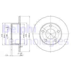 Brake Disc (BG2746C)