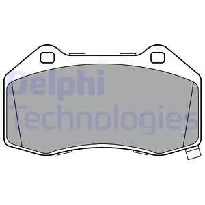 Brake Pad Set, disc brake (LP3388)