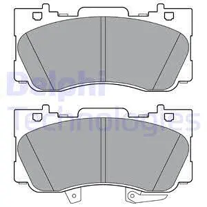 Brake Pad Set, disc brake (LP3254)