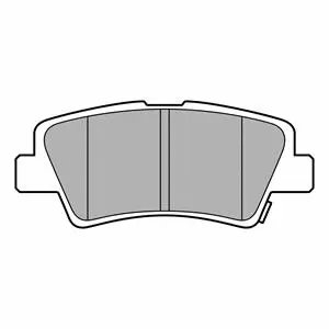 Brake Pad Set, disc brake (LP3587)