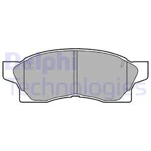 Brake Pad Set, disc brake (LP867)