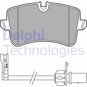 Brake Pad Set, disc brake (LP3681)