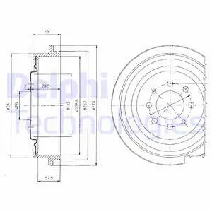 Brake Drum (BF273)