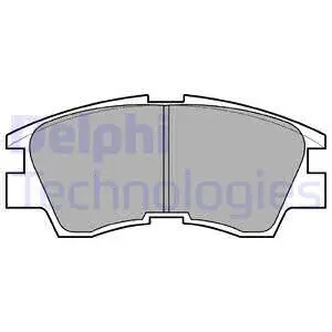 Brake Pad Set, disc brake (LP633)