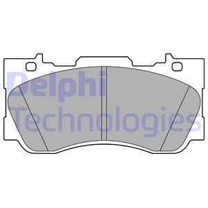 Brake Pad Set, disc brake (LP3592)