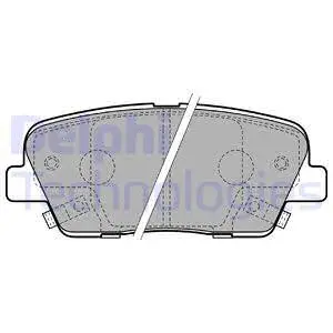 Brake Pad Set, disc brake (LP2202)