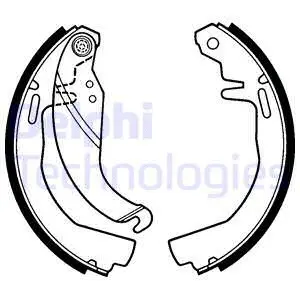 Brake Shoe Set (LS1246)