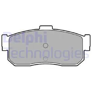 Brake Pad Set, disc brake (LP971)