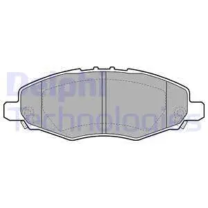 Brake Pad Set, disc brake (LP2059)