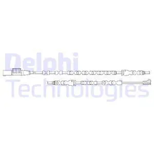 Warning Contact, brake pad wear (LZ0222)