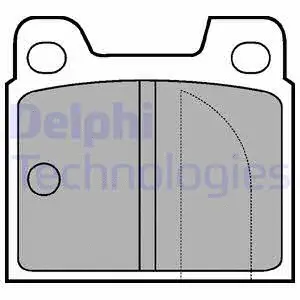Brake Pad Set, disc brake (LP81)