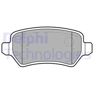 Brake Pad Set, disc brake (LP2209)