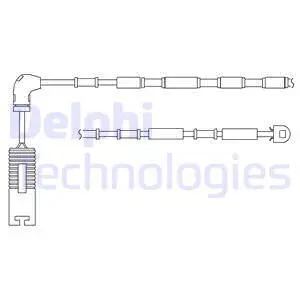 Warning Contact, brake pad wear (LZ0151)