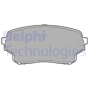 Brake Pad Set, disc brake (LP2000)