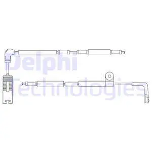 Warning Contact, brake pad wear (LZ0196)