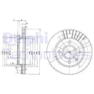Brake Disc (BG2440C-18B1)
