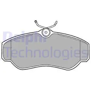 Brake Pad Set, disc brake (LP913)