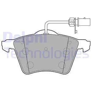Brake Pad Set, disc brake (LP2021)