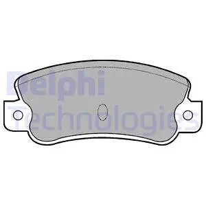 Brake Pad Set, disc brake (LP523)