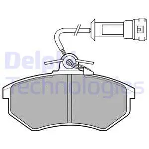 Brake Pad Set, disc brake (LP431)