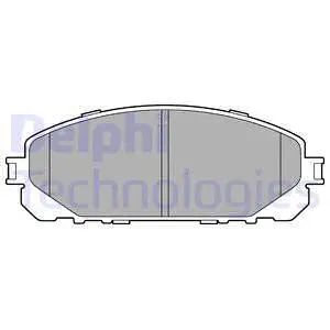 Brake Pad Set, disc brake (LP3271)