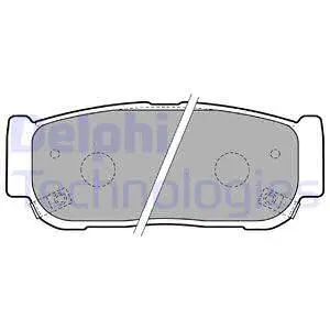 Brake Pad Set, disc brake (LP1797)