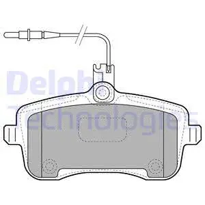 Brake Pad Set, disc brake (LP1890)