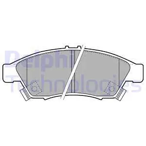 Brake Pad Set, disc brake (LP1739)