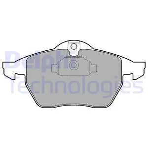 Brake Pad Set, disc brake (LP1600)