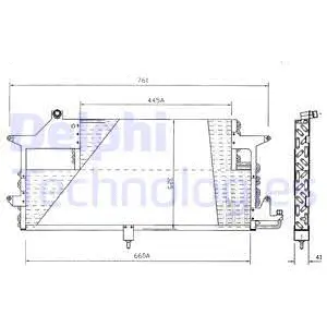 Condenser, air conditioning (TSP0225144)