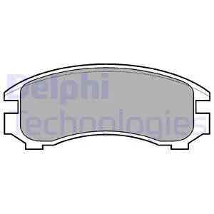 Brake Pad Set, disc brake (LP671)