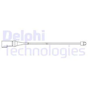 Warning Contact, brake pad wear (LZ0279)