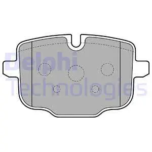 Brake Pad Set, disc brake (LP2246)
