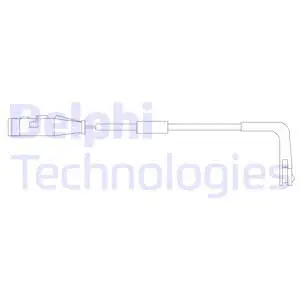 Warning Contact, brake pad wear (LZ0187)