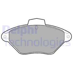 Brake Pad Set, disc brake (LP792)
