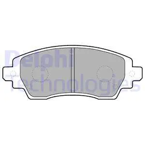 Brake Pad Set, disc brake (LP1560)