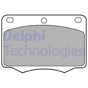 Brake Pad Set, disc brake (LP184)