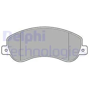 Brake Pad Set, disc brake (LP1954)