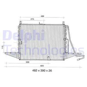 Condenser, air conditioning (TSP0225273)