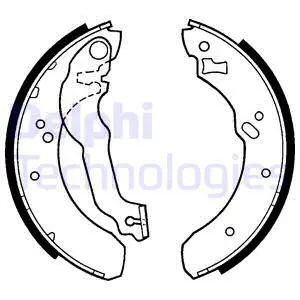 Brake Shoe Set (LS1595)