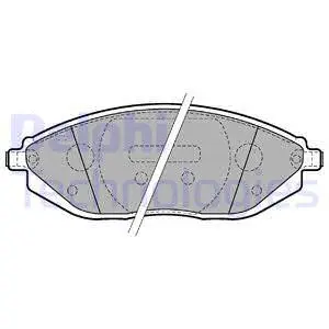 Brake Pad Set, disc brake (LP2218)